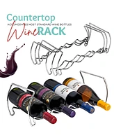 Sorbus 6-Tier Stackable Wine Rack - Perfect for Bar, Wine Cellar, Basement, Cabinet, Pantry, etc - Hold 24 Bottles