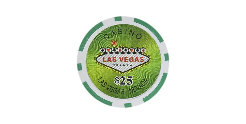 Slickblue Holo Inlay Poker Chips (25-Pack) – Premium Casino-Style Poker Chips