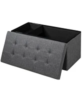 Gouun 31.5 Inch Fabric Foldable Storage with Removable Bin