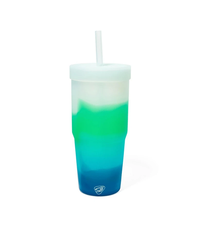 Silipint Straw Tumbler 32oz: Mountain Air