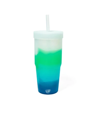 Silipint Straw Tumbler 32oz: Mountain Air