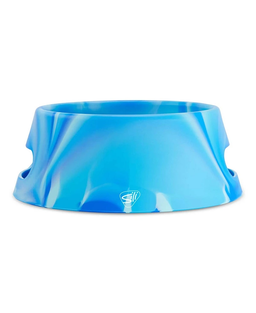 Silipint Aqua-Fur Dog Bowl 18oz: Arctic Sky