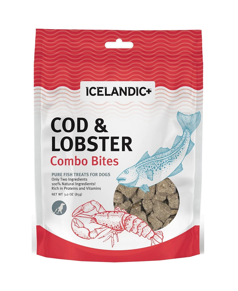 Icelandic+ Combo Bites: Cod & Lobster - Dog Treat 3oz