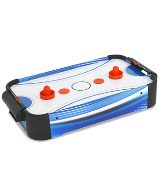 Inolait 22" Mini Tabletop Air Hockey Game with Electric Motor Fan, 2 Pushers and 2 Air Hockey Pucks