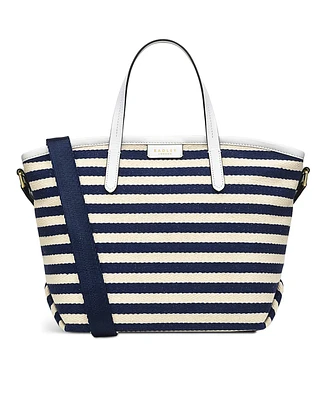 Radley London Cromer Way Stripe Medium Ziptop Grab Bag