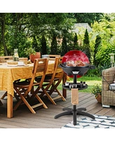 Costway Electric Bbq Grill 1350W Non-stick 4 Temperature Setting Outdoor Garden Camping