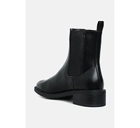 London Rag Tripoli Stacked Heel Chelsea Boots