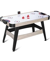 Sugift Air Hockey Table, Indoor Powered Hockey Game Table with 2 Pucks, 2 Pushers