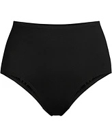 Lands' End Plus Sculpting Suit High Waisted Bikini Bottoms