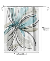 Americanflat 71x74 May Poem Shower Curtain - 100% Polyester Shower Curtain