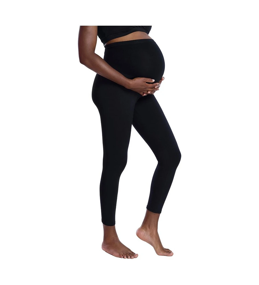 Motherhood Maternity Essential Stretch Secret Fit Over the Belly Leggings