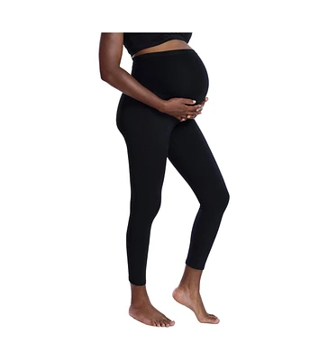 Motherhood Maternity Plus Essential Stretch Secret Fit Over the Belly Leggings