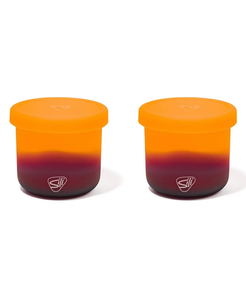 Lidded Bowls 10oz: 2 pk - Sun Storm