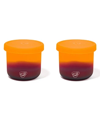 Lidded Bowls 10oz: 2 pk - Sun Storm