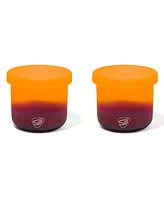 Lidded Bowls 10oz: 2 pk - Sun Storm