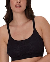 Bali Women's Breathe Lace-Overlay Bralette Dfcmbr