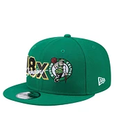 New Era Men's Kelly Green Boston Celtics Big 18x Champs 9FIFTY Snapback Hat