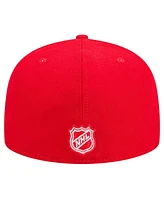 New Era Men's Red Detroit Wings Core 59FIFTY Fitted Hat
