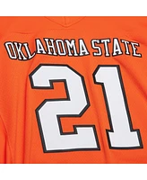 Mitchell & Ness Men's Barry Sanders Orange Oklahoma State Cowboys 1987 Replica Jersey