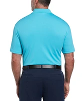 Pga Tour Men's Airflux Solid-Color Mesh Polo Golf Shirt
