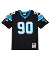 Mitchell & Ness Men's Julius Peppers Black Carolina Panthers Big Tall 2003 Alternate Legacy Retired Player Jersey