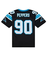 Mitchell & Ness Men's Julius Peppers Black Carolina Panthers Big Tall 2003 Alternate Legacy Retired Player Jersey