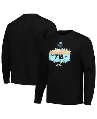 Stadium Essentials Men's and Women's Black New York Liberty Cities Pullover Sweatshirt