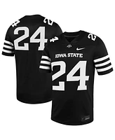 Nike Men's 24 Black Iowa State Cyclones Alternate Game Jersey