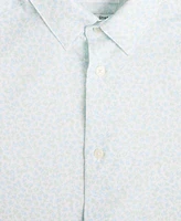 Calvin Klein Big Boys Long-Sleeve Stretch Floral-Print Shirt