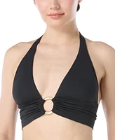 Carmen Marc Valvo Women's Halter Bikini Top