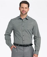Nick Graham Men's Modern-Fit Floral Mosaic Dress Shirt