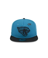 New Era Men's Teal Jacksonville Jaguars 2024 Inspire Change A-Frame 9FIFTY Snapback Hat