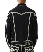 True Religion Men's Jimmy Super Q Topstitched Jacket