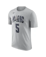 Nike Men's Silver Paolo Banchero Orlando Magic 2024/25 City Edition Name Number T-Shirt