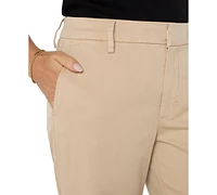 Liverpool Los Angeles Women's Kelsey Twill Wide-Leg Pants