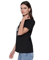 Karl Lagerfeld Paris Women's Perfume-Graphic T-Shirt