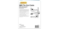 Tie Out Cable: 1700# Strength - 30FT