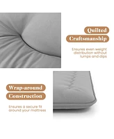 Gouun Futon Mattress with Washable Cover and Carry Bag-Queen Size