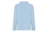 Olsen Women's Scuba Jersey Placement Print Top