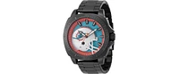 Invicta Men's 47871 Nfl Miami Dolphins Quartz 3 Hand Light Blue, Orange Dial Watch