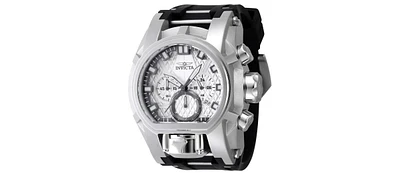 Invicta Men's 47531 Bolt Quartz, Quartz Chronograph Gunmetal, Silver Dial Watch