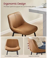 Slickblue Bar Stools Counter Height with Back for Comfortable Seating and Modern Style