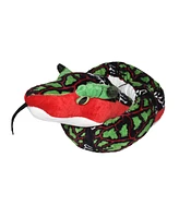 Wild Republic Plush Snake Dragonbone Snake Stuffed Animal, 54 Inches