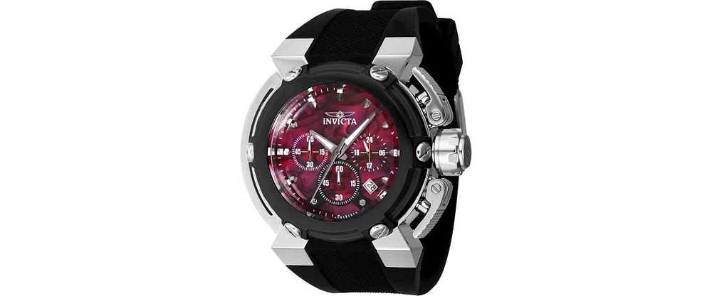 Invicta Men's 40060 Coalition Forces Quartz Chronograph Red, Gunmetal Dial Watch