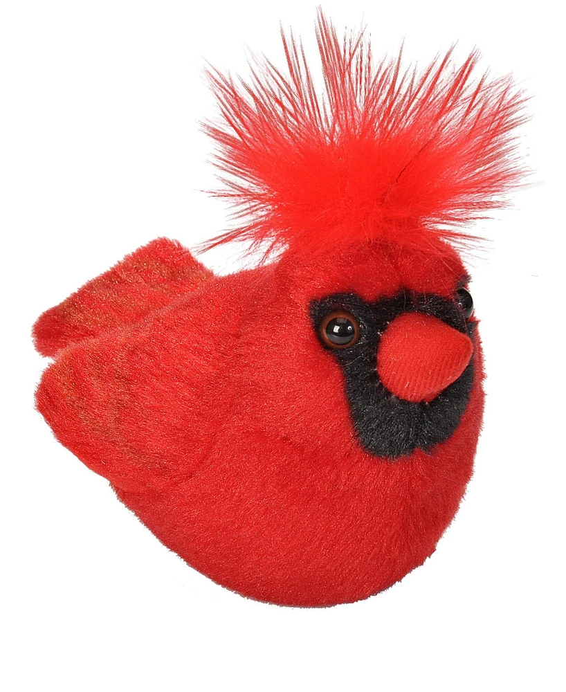 Wild Republic Audubon Bird Northern Cardinal Stuffed Animal, 5.5 Inches