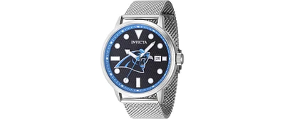 Invicta Men's 47999 Nfl Carolina Panthers Quartz Multifunction Black Dial Watch