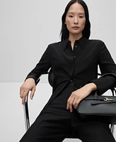 Mango Women's Silk Shirt