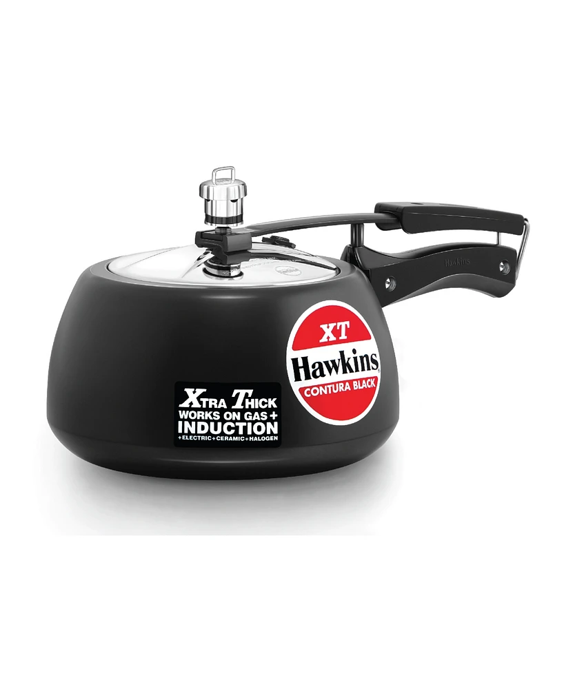 Hawkins Contura 3 Lliter Hard Anodized Induction Compatible Extra Thick Base Pressure Cooker