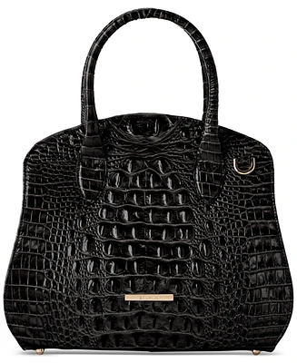 Brahmin Rosetta Melbourne Medium Leather Satchel