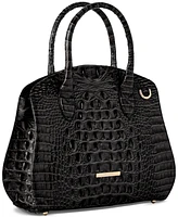 Brahmin Rosetta Melbourne Medium Leather Satchel
